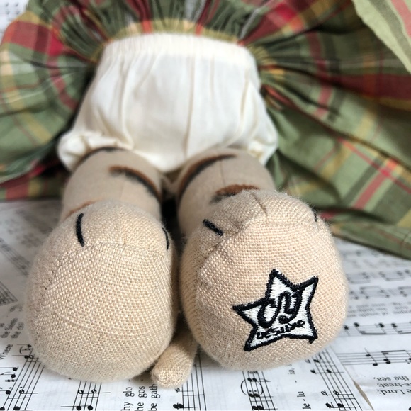 Mrs Fluffy 100% Cotton Cat Anthropomorphic Child’s Plush Cuddly Security Toy - Picture 8 of 9